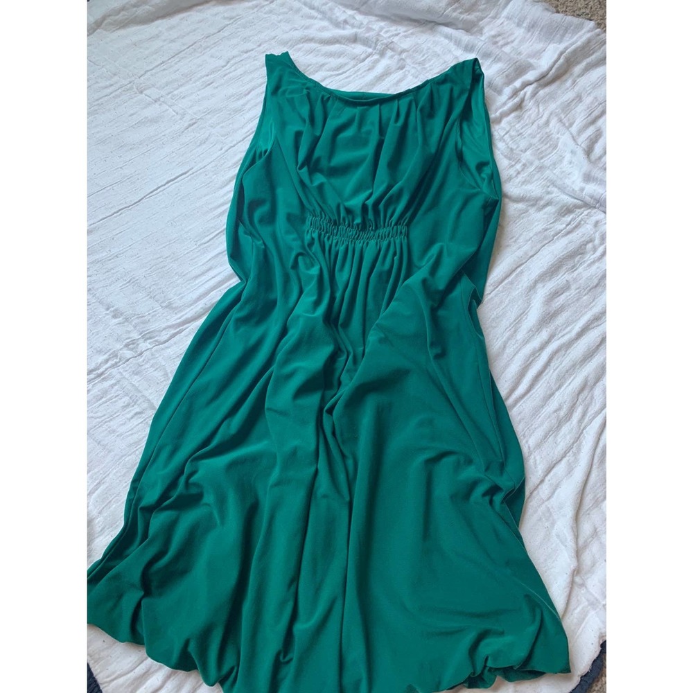Jade green dress